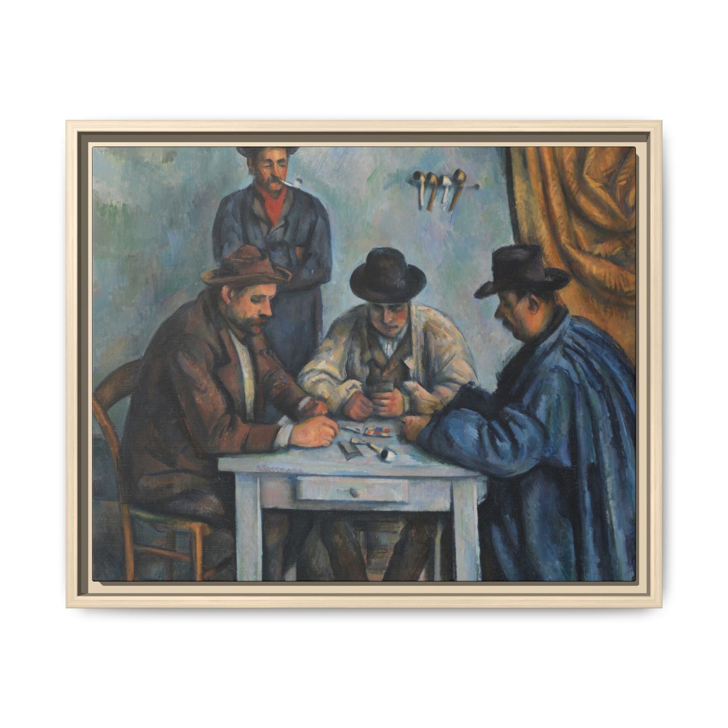 Cézanne, Paul - The Card Players (1892) - Matte Canvas, Framed