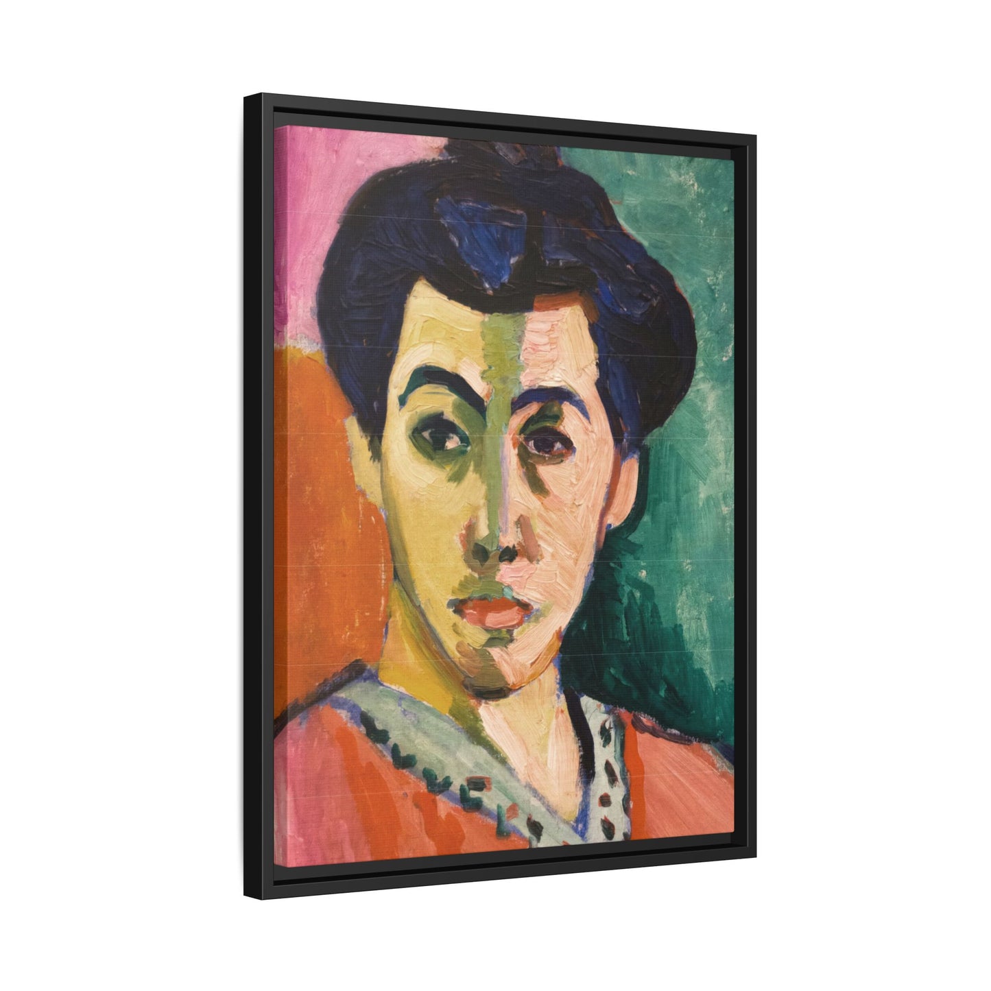 Matisse, Henri - The Green Stripe (1905) - Matte Canvas, Framed