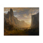 Bierstadt, Albert - Looking Down Yosemite Valley (1865) - Satin Posters