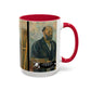 Cézanne, Paul - Portrait of the Artist with a Palette (1890) - Colorful Accent Mugs