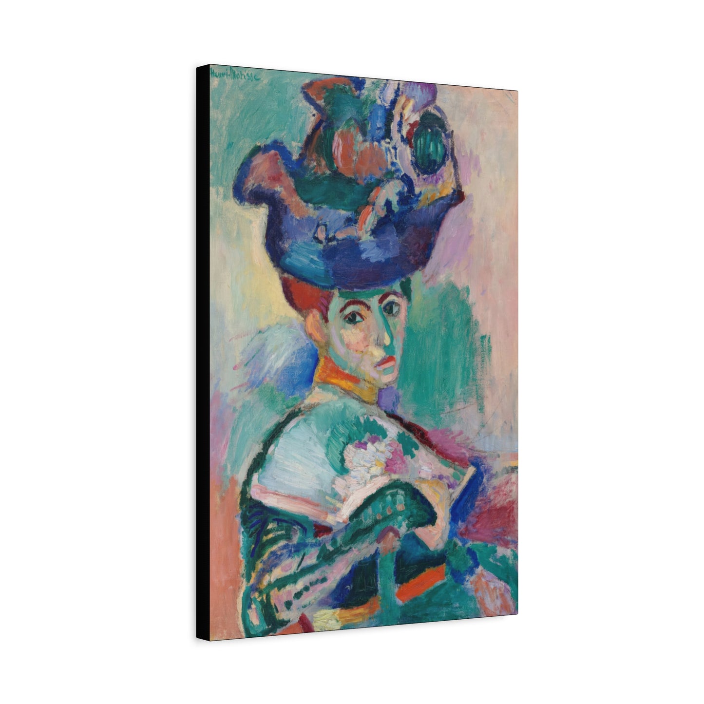Matisse, Henri - Woman with a Hat (1905) - Canvas Block, unframed