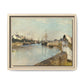 Morisot, Berthe - The Harbor at Lorient (1869) - Matte Canvas, Framed