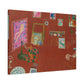 Matisse, Henri - The Red Studio (1911) - Canvas Block, unframed