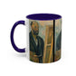 Cézanne, Paul - Portrait of the Artist with a Palette (1890) - Colorful Accent Mugs