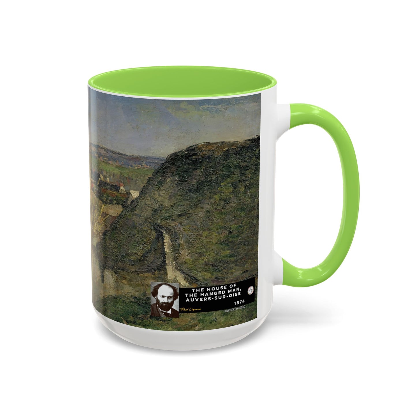 Cézanne, Paul - The House of the Hanged Man, Auvers-sur-Oise (1874) - Colorful Accent Mugs