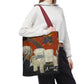 Gauguin, Paul - Vision of the Sermon (Jacob Wrestling with the Angel) (1888) - Tote Bag