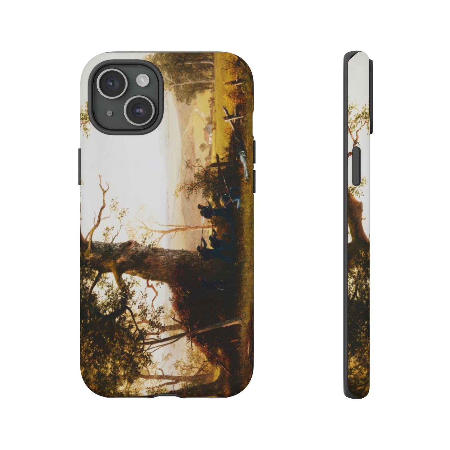 Bierstadt, Albert -  Guerrilla Warfare (1861) - Tough Phone Cases