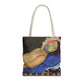Filiger, Charles - The Recumbent Christ (1895) - Tote Bag
