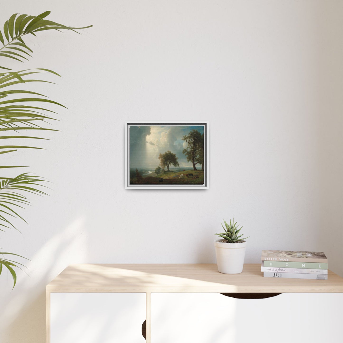 Bierstadt, Albert - California Spring (1875) - Matte Canvas, Framed