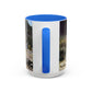 Courbet, Gustave - The Stone Breakers (1850) - Colorful Accent Mugs