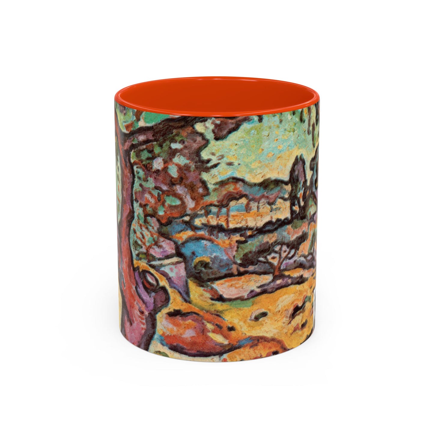 Braque, Georges - Olive Tree near L'Estaque (1906) - Colorful Accent Mugs