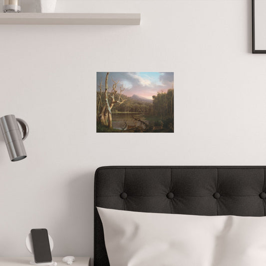 Cole. Thomas - Lake with Dead Trees (1825) - Satin Posters
