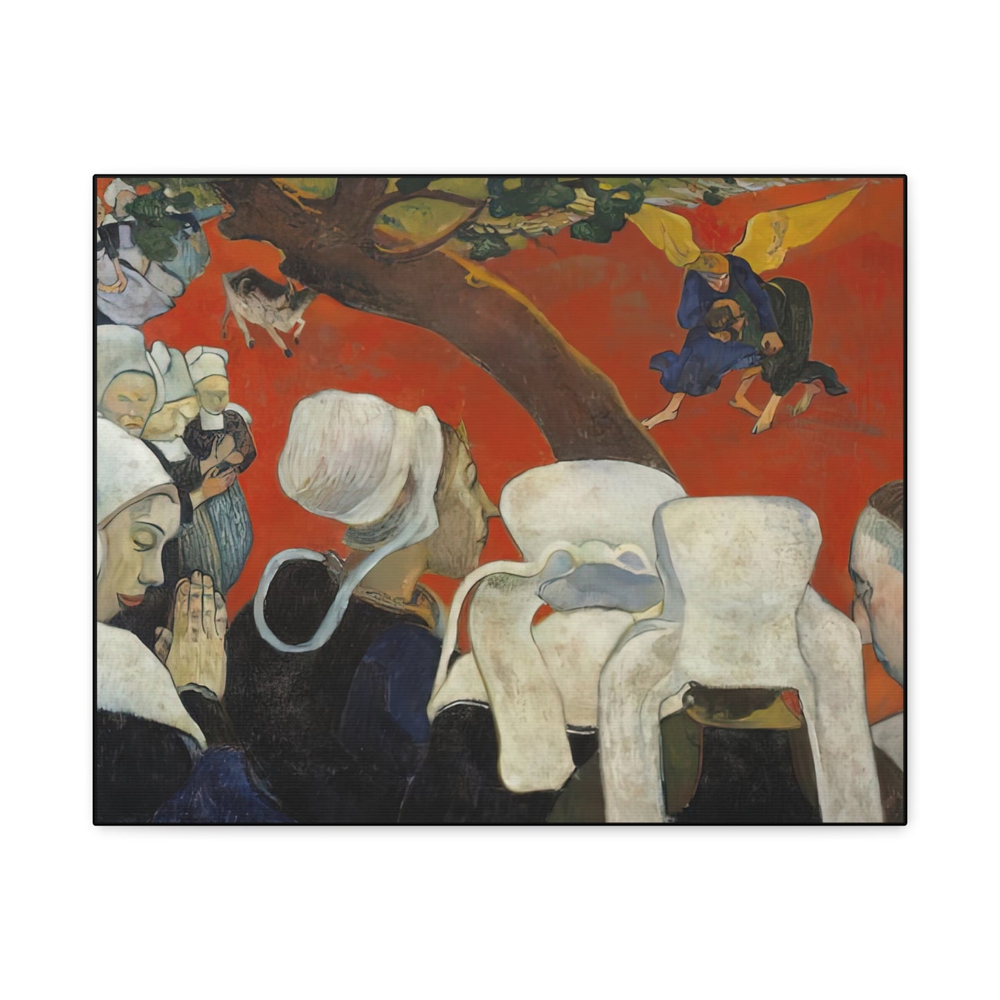 Gauguin, Paul - Vision of the Sermon (1888) - Canvas Block, unframed