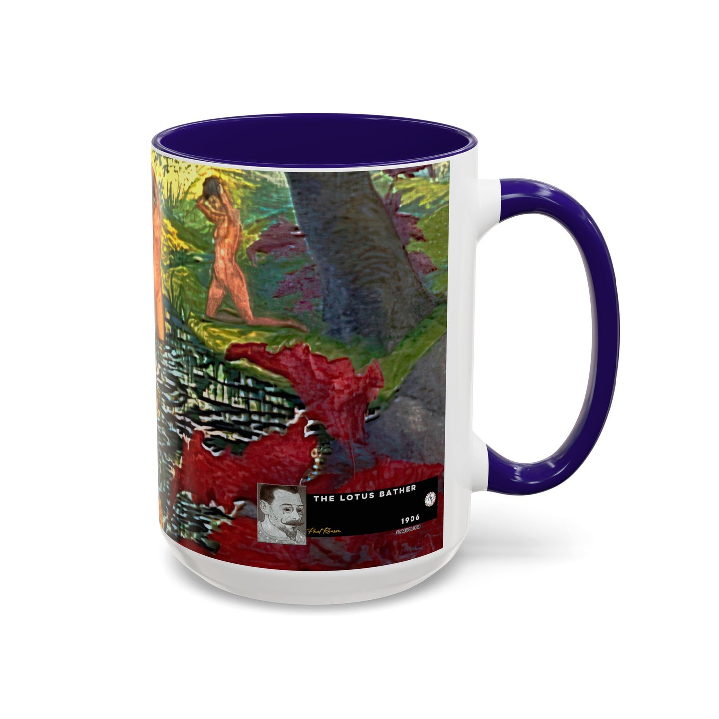 Ranson, Paul - The Lotus Bather (1906) - Colorful Accent Mugs