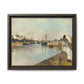 Morisot, Berthe - The Harbor at Lorient (1869) - Matte Canvas, Framed
