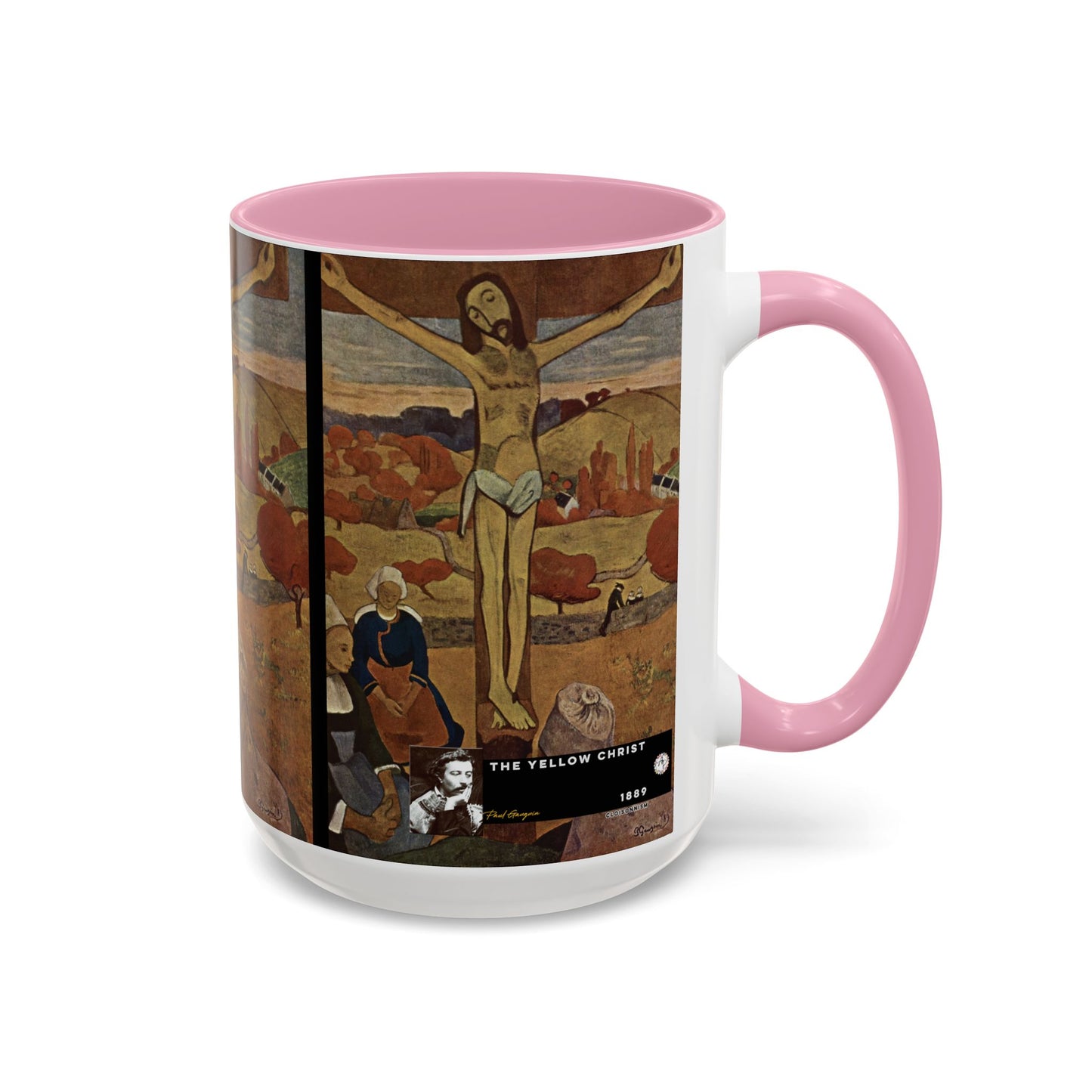Gauguin, Paul - The Yellow Christ (1889) - Colorful Accent Mugs