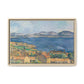 Cézanne, Paul - The Bay of Marseille, Seen from L'Estaque (1885) - Matte Canvas, Framed