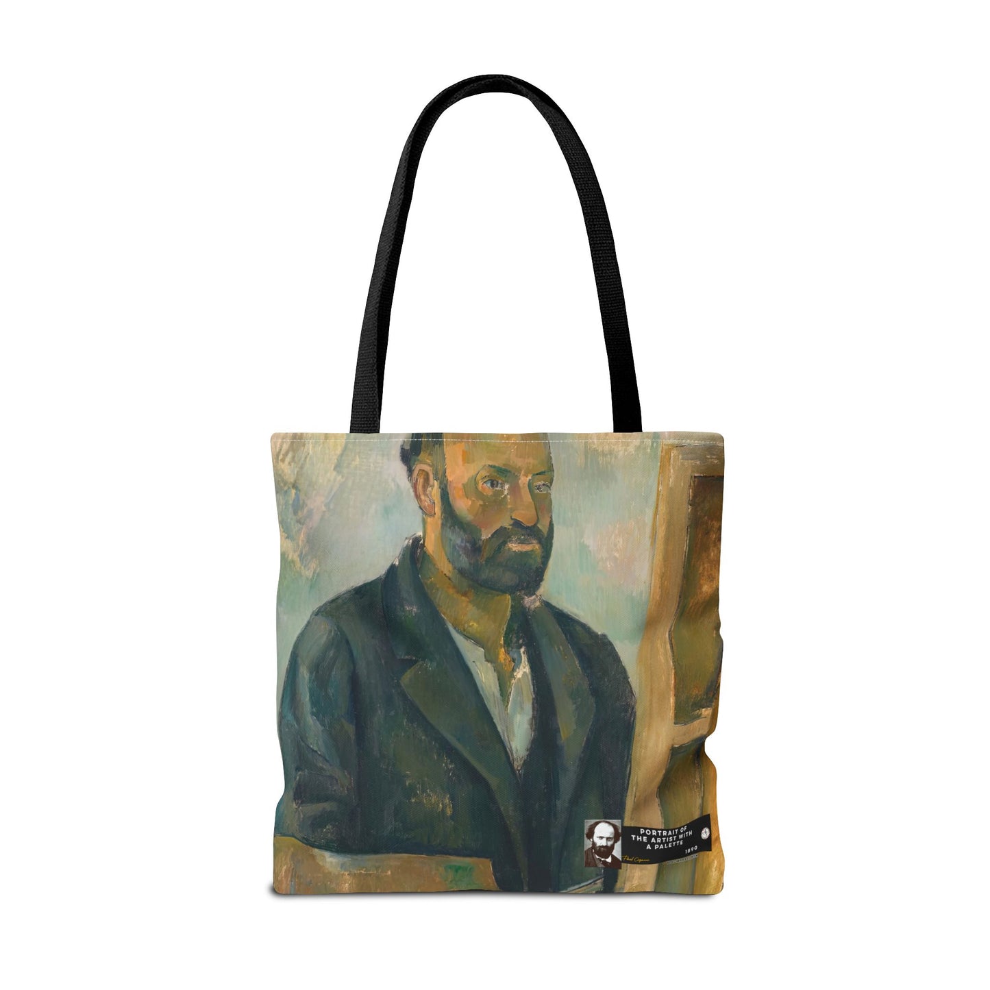 Cézanne, Paul - Portrait of the Artist with a Palette (1890) - Tote Bag