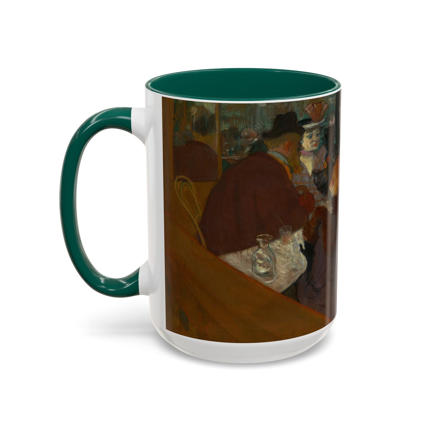 Toulouse-Lautrec, Henri - At the Moulin Rouge (1892) - Colorful Accent Mugs
