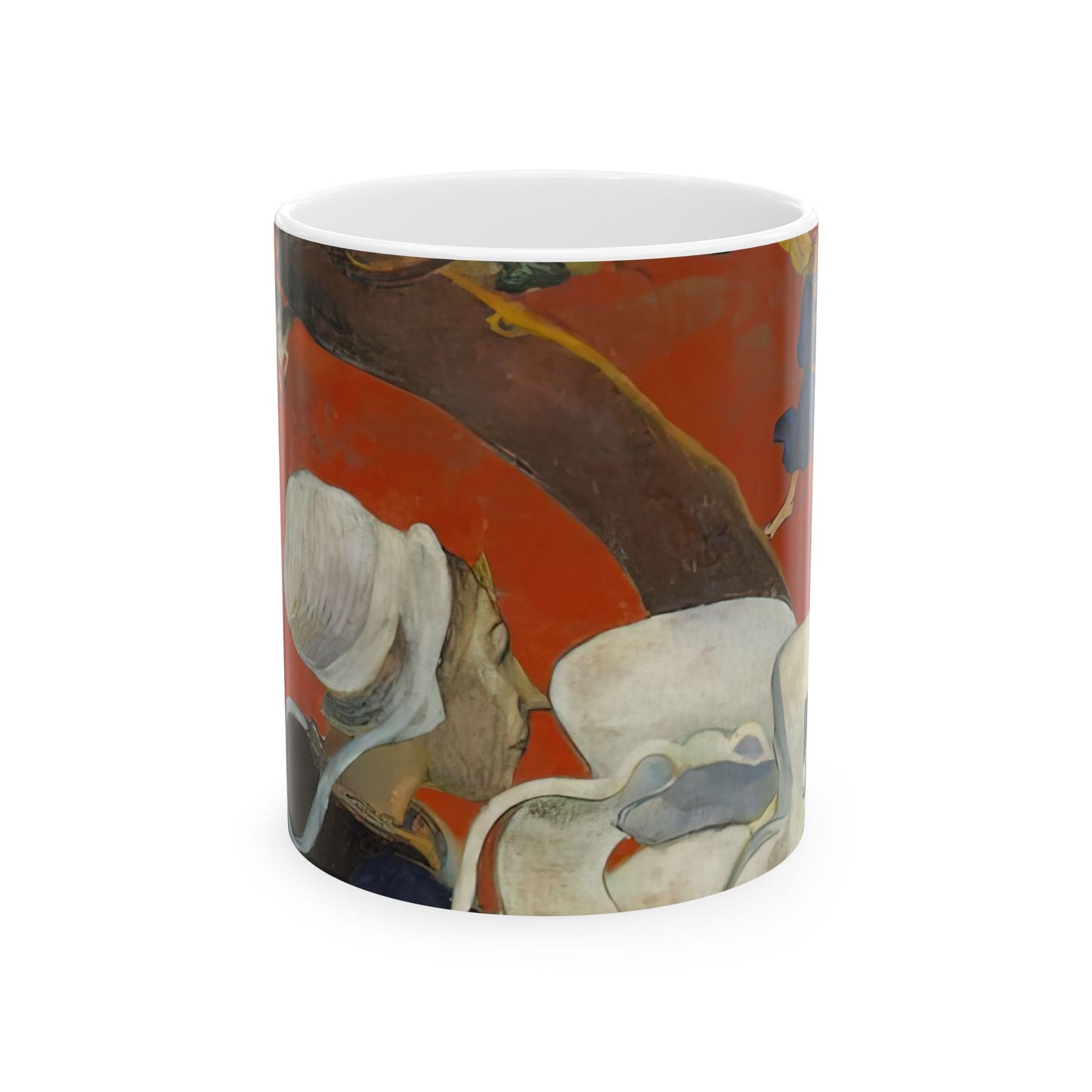 Gauguin, Paul - Vision of the Sermon (Jacob Wrestling with the Angel) (1888) - Ceramic Mug