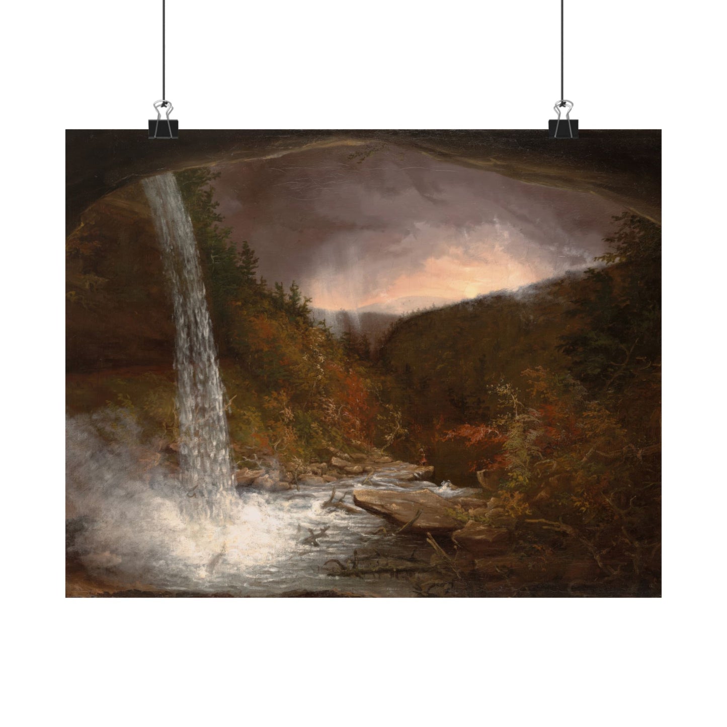 Cole. Thomas - The Falls of the Kaaterskill (1826) - Satin Posters