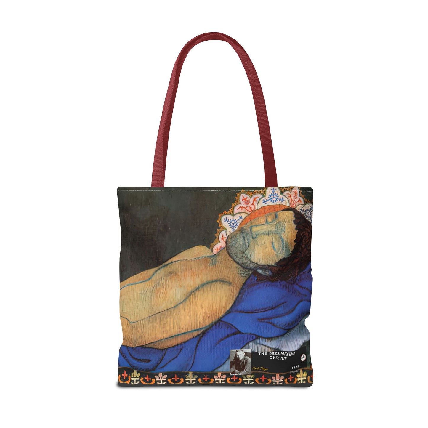 Filiger, Charles - The Recumbent Christ (1895) - Tote Bag