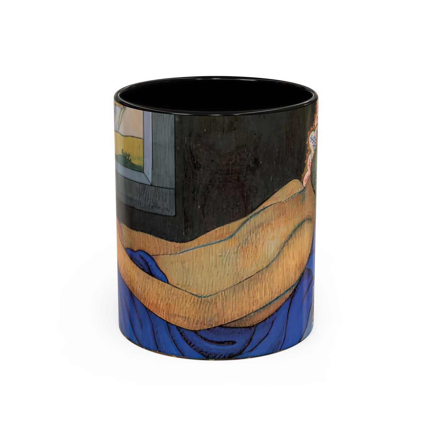 Filiger, Charles - The Recumbent Christ (1895) - Colorful Accent Mugs