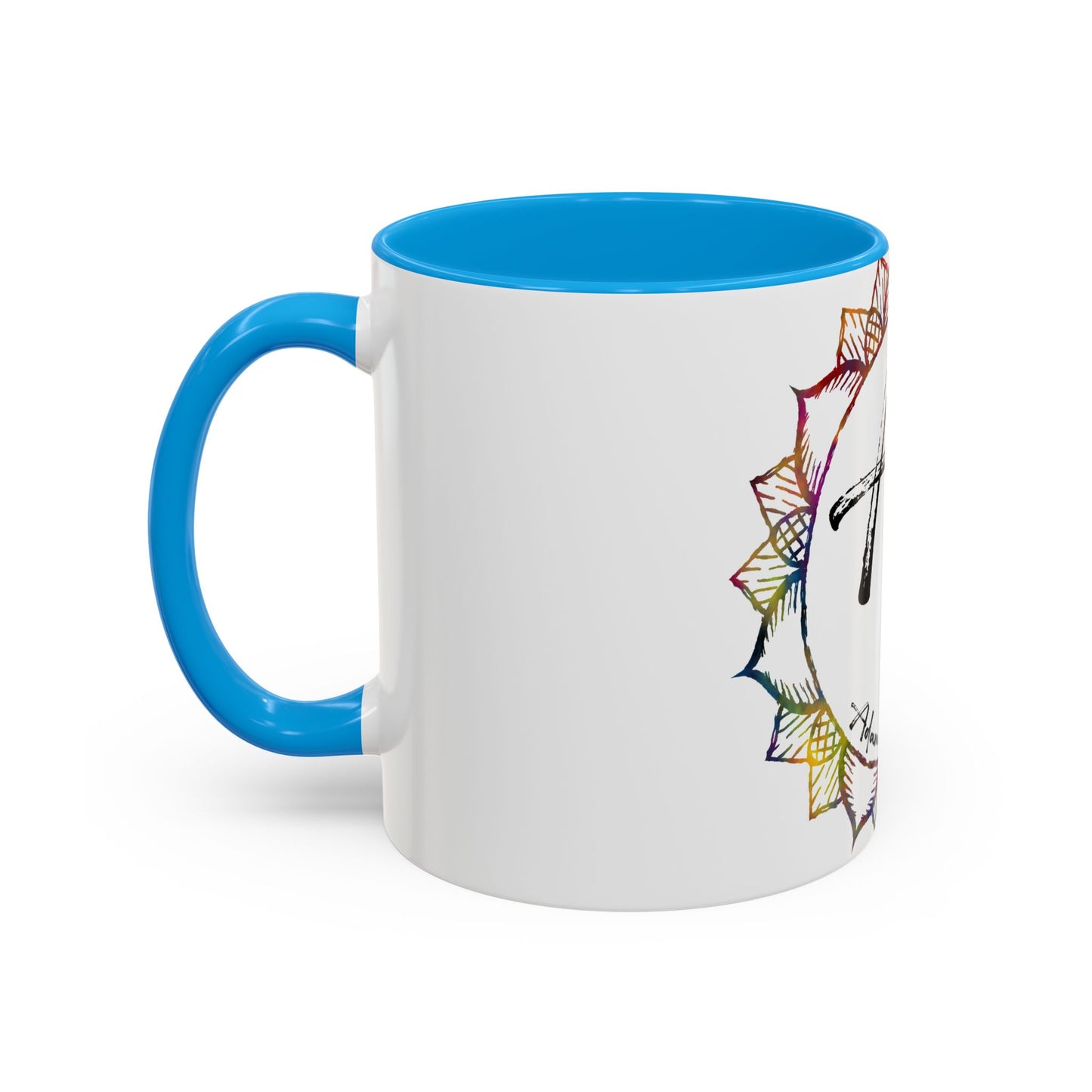 AdamPacio.com - White Logo - Colorful Accent Mugs