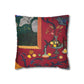 Matisse, Henri - The Dessert Harmony in Red (1908) - Suede Square Pillowcase