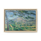 Cézanne, Paul - Mont Sainte-Victoire with Large Pine (1887) - Matte Canvas, Framed
