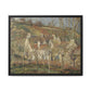 Pissarro, Camille - Red Roofs, Corner of a Village in Winter (1877) - Matte Canvas, Framed