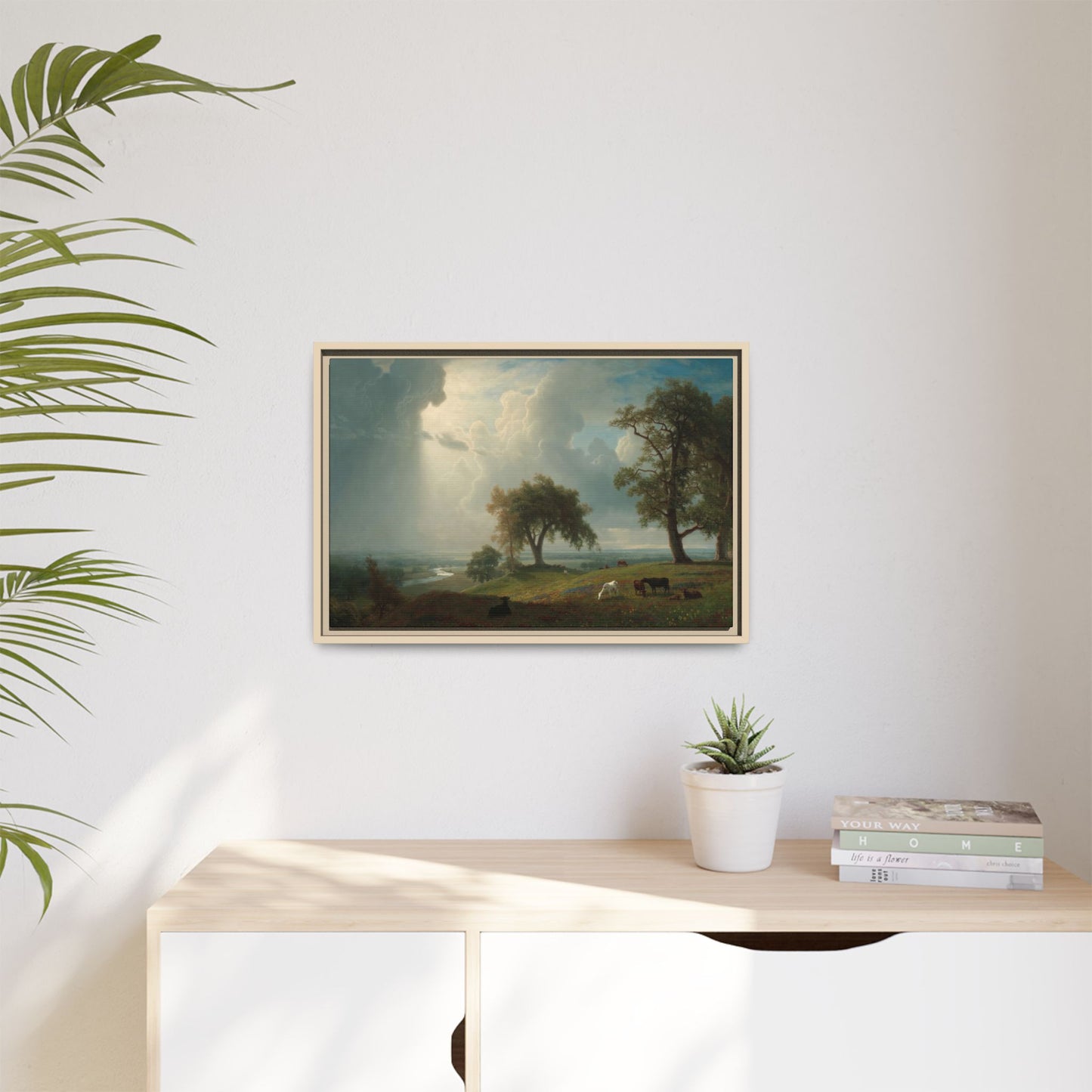 Bierstadt, Albert - California Spring (1875) - Matte Canvas, Framed