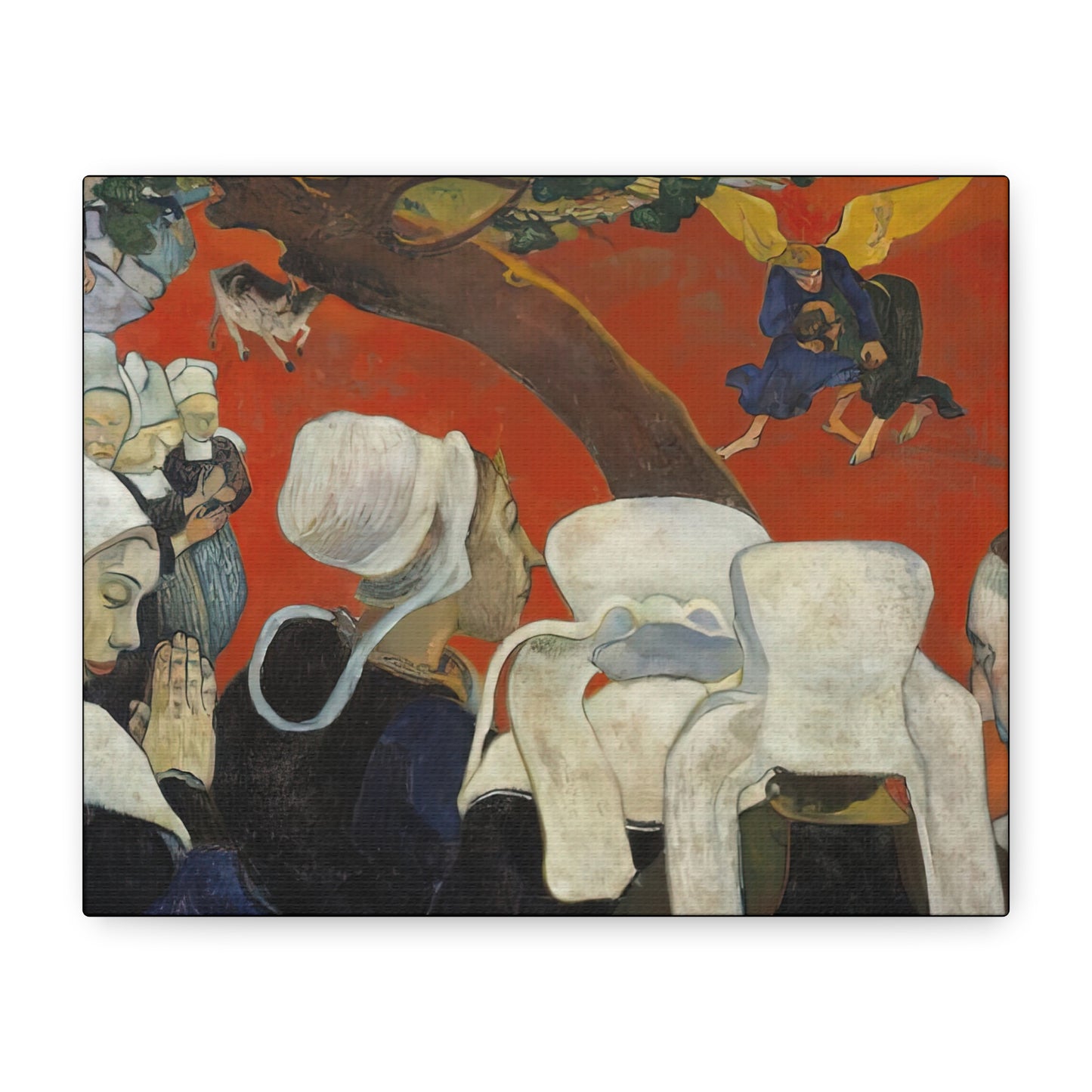 Gauguin, Paul - Vision of the Sermon (1888) - Canvas Block, unframed
