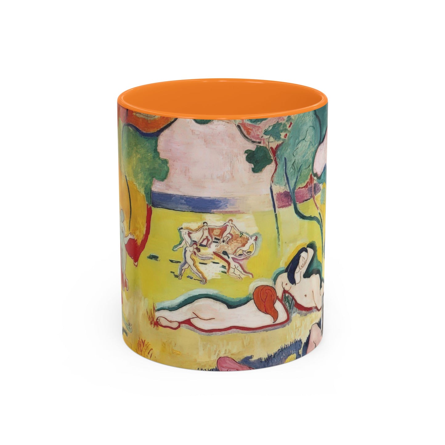 Matisse, Henri - The Joy of Life (1905) - Colorful Accent Mugs