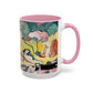 Matisse, Henri - The Joy of Life (1905) - Colorful Accent Mugs