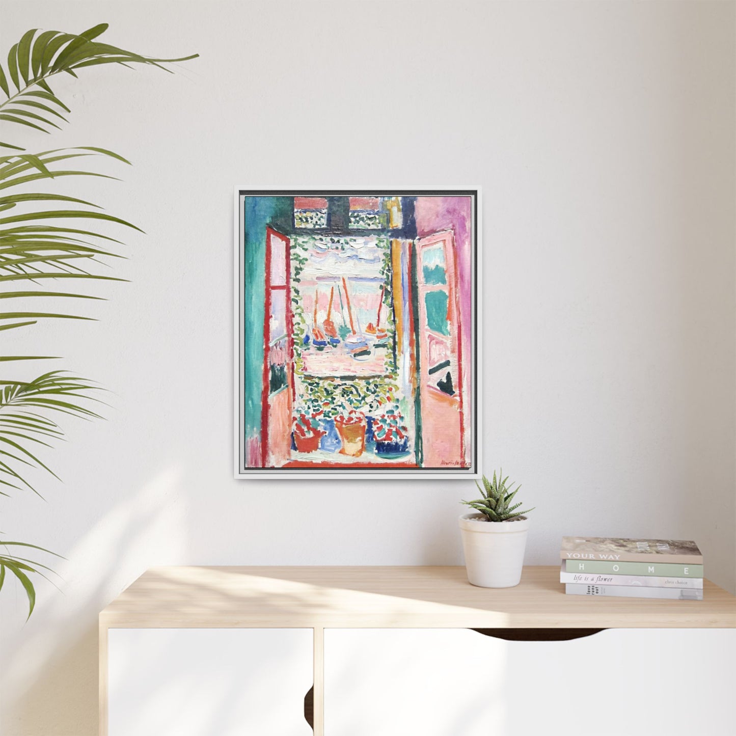 Matisse, Henri - Open Window, Collioure (1905) - Matte Canvas, Framed