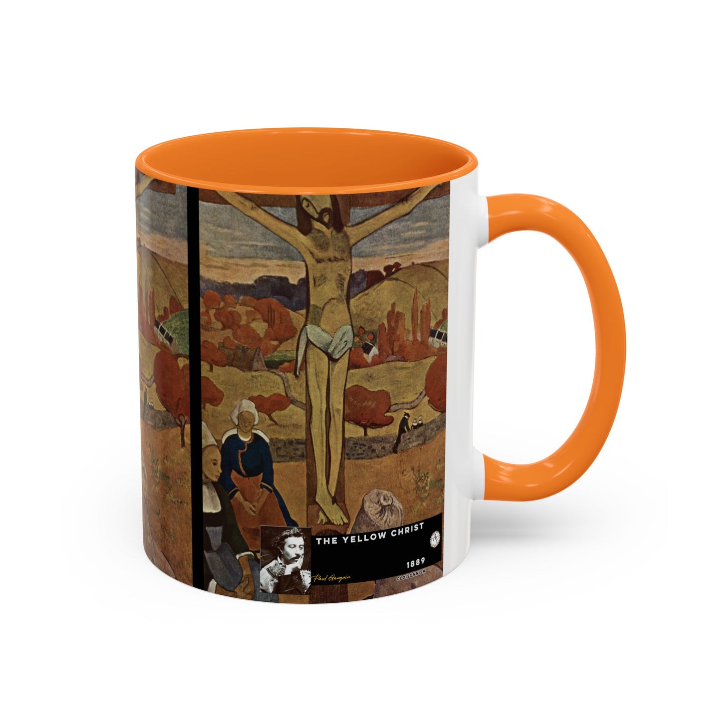 Gauguin, Paul - The Yellow Christ (1889) - Colorful Accent Mugs