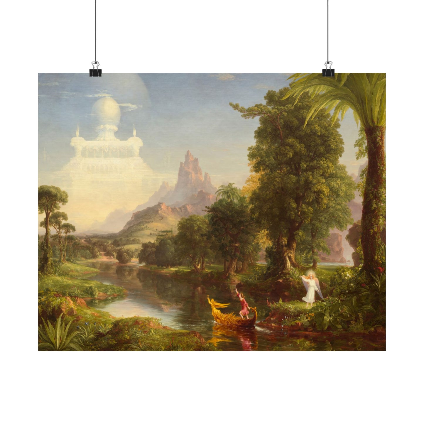 Cole. Thomas - The Voyage of Life: Youth (1842) - Satin Posters