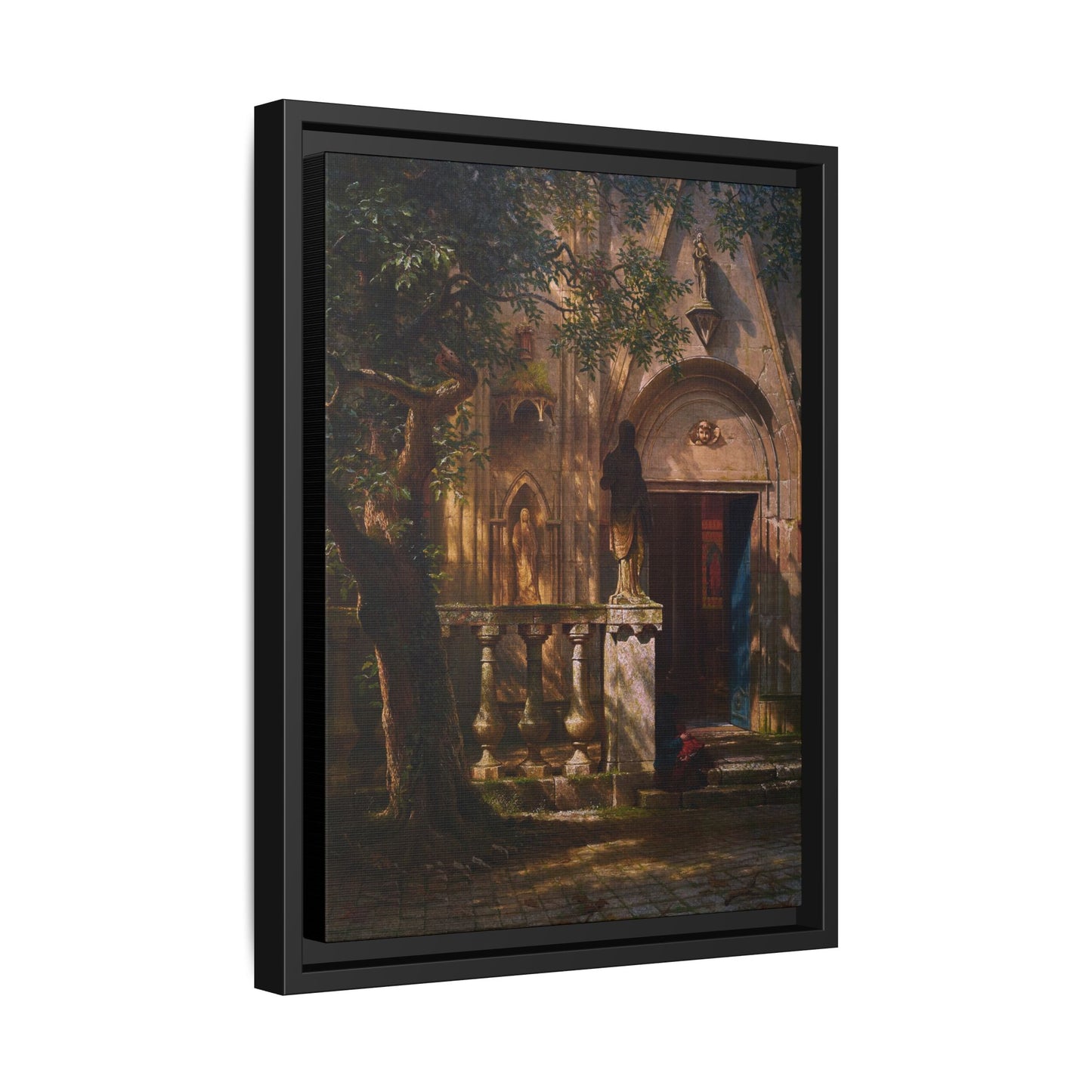 Bierstadt, Albert - Sunlight and Shadow  (1854) - Matte Canvas, Framed