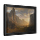 Bierstadt, Albert - Looking Down Yosemite Valley (1865) - Matte Canvas, Framed