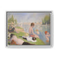 Seurat, Georges - Bathers at Asnières (1884) - Matte Canvas, Framed