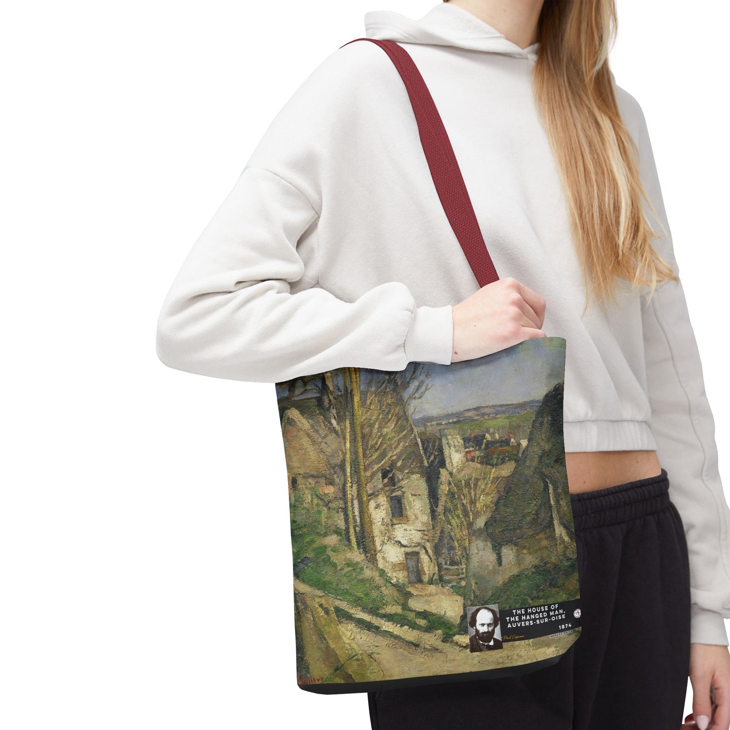 Cézanne, Paul - The House of the Hanged Man, Auvers-sur-Oise (1874) - Tote Bag