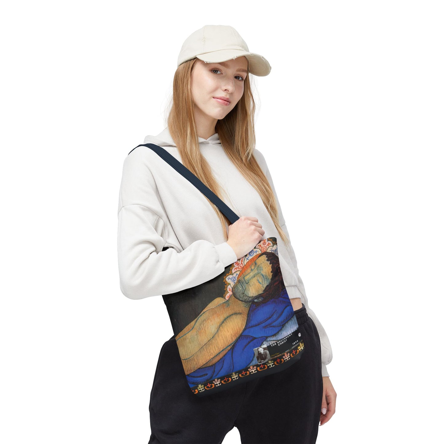 Filiger, Charles - The Recumbent Christ (1895) - Tote Bag