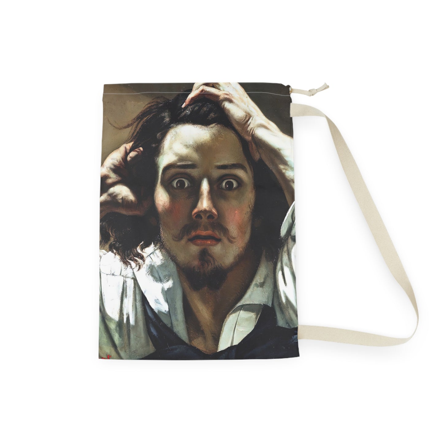 Courbet, Gustave - The Desperate Man (1843) - Laundry Bag