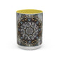 Pacio, Adam - Memento Mori Mandala - Colorful Accent Mugs