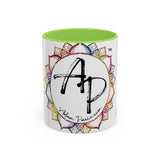 AdamPacio.com - White Logo - Colorful Accent Mugs