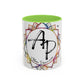 AdamPacio.com - White Logo - Colorful Accent Mugs