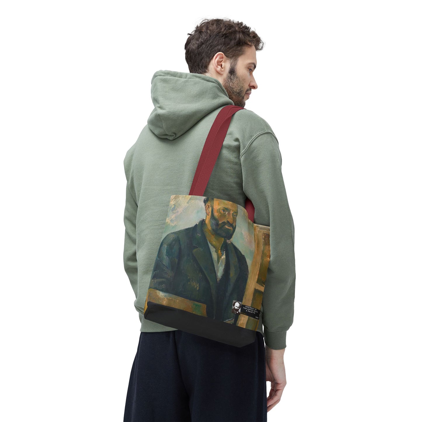 Cézanne, Paul - Portrait of the Artist with a Palette (1890) - Tote Bag