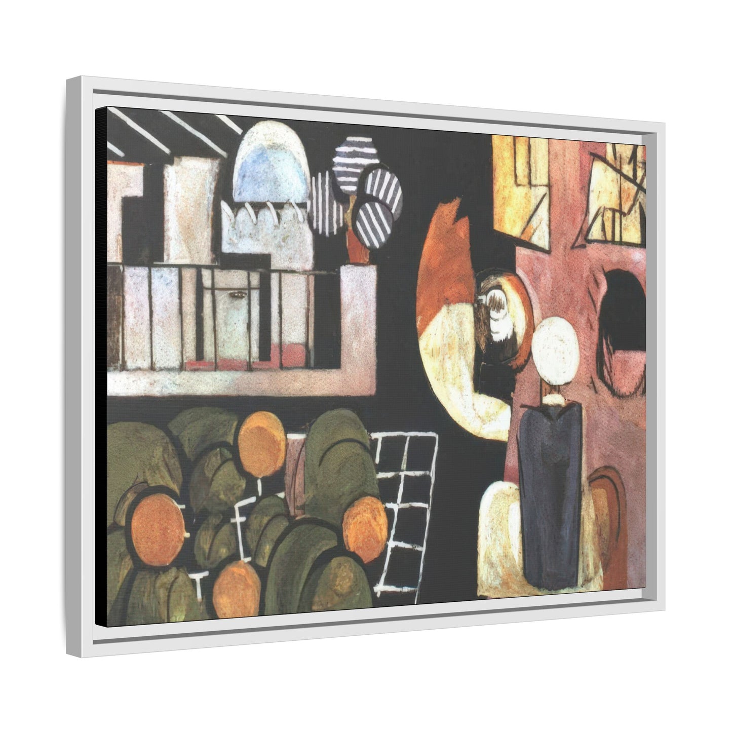 Matisse, Henri - The Moroccans (1916) - Matte Canvas, Framed