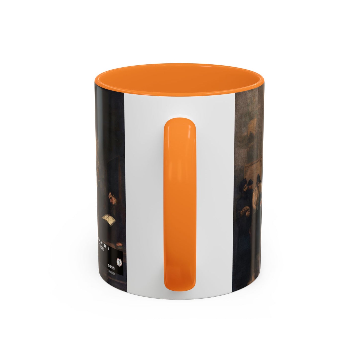 Courbet, Gustave - The Painter’s Studio (1855) - Colorful Accent Mugs